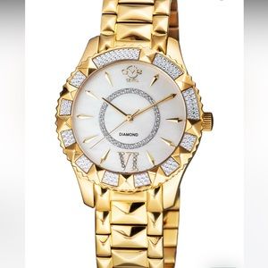 AUTHENTIC NEW W TAGS DIAMOND BRACELET TIMEPIECE WATCH